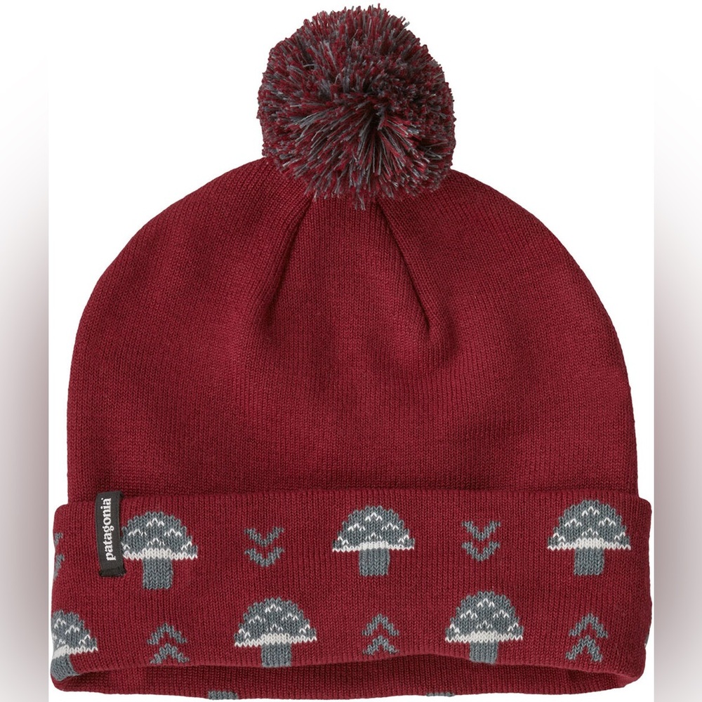 Patagonia Kids Beanie - Berry and Gray